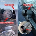 thumbnail image 5 of Car Rear Wiper Arm Rocker Cover Cap Washer Jet Nozzle, for VW Golf 5 Mk5 1K 2003-2009 Rabbit GTI SportWagen Vento Variant, 5 of 5