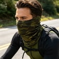 thumbnail image 6 of 25x42 cm Camouflage Face Covering, Tactical Seamless Neck Gaiter Bands, Plain Solid Sunscreen Breathable Balaclava Balaclavas, Motor Riding Fishing Helmet Liner Sports Headscarf with UV Protection, 6 of 6