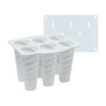 thumbnail image 1 of Dvkptbk Ice Cream Molds 6 Cavity Ice Cream Molds with Lid DIY Ice Cream Molds Kitchen Gadgets, 1 of 1