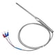 thumbnail image 2 of Sonda de termopar pt100 sensor de temperatura de termopar cable de termopar hilo M8 PT100 termopar de resistencia de platino 100mm cable del sensor de temperatura de la sonda 0-400 ANGGREK Otros, 2 of 8