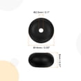 thumbnail image 2 of Uxcell 50Pack 14mm Silicone Lentil Beads, Rubber Abacus Focal Bead Loose Bulk Beads for DIY (Black), 2 of 7