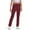 F-254Red, variant on ZHOGXU Big Kids Girls Formal Pants Elastic Waist Wide Leg Straight Fit Solid Color Fashion Comfortable Trousers For Daily Wear Black 3-4 Years