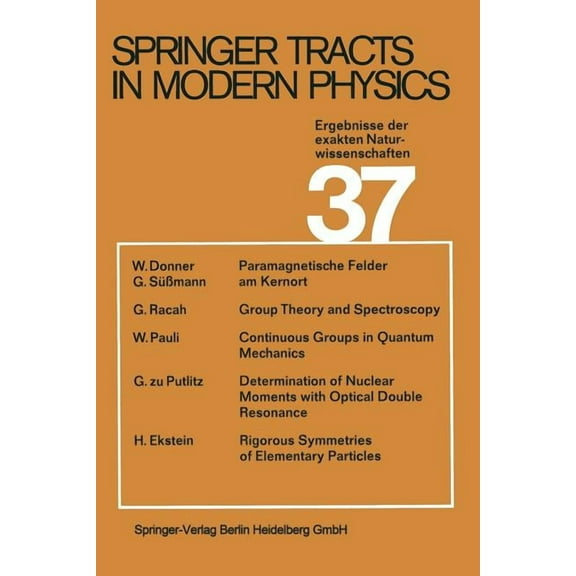 Ergebnisse Der Exakten Naturwissenschaften (Softcover Reprint of the Origi)