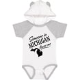 thumbnail image 3 of Inktastic Someone in Michigan Loves Me Boys or Girls Baby Bodysuit, 3 of 5
