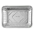thumbnail image 6 of Pactogo 2 lb. Oblong Aluminum Foil Take-Out Pan with Clear Dome Lid Disposable Containers 8.44" x 5.94" x 1.75" (Pack of 25 Sets), 6 of 6