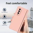 thumbnail image 5 of Samsung Galaxy Z Fold 3 Case with S-Pen Holder, Dteck Full Body Shockproof with Screen Protector Cover for Samsung Galaxy Z Fold 3 5G 2021, Pink, 5 of 7