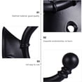 thumbnail image 3 of AURARMLET 6Ud De Pared Negros Para Abrigos Y Toallas Con Material Antióxido Fácil De Limpiar, 3 of 8