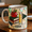 Black, variant on Mug Stained Glass Sophomore School Mosaic Ceramic Coffee Cup for Student