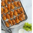 thumbnail image 5 of Nordic Ware Aluminum Oven Bacon Pan with Nesting Rack, 12.7" x 17.4" x 1.6", 5 of 11