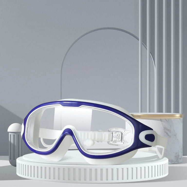 Kids Goggles, Adjustable Swim Mask, Ant Fog Snorkeling Goggles