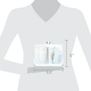 Precision Beauty 3-Sectional Organizer with 100 Cotton Swabs, 30 Cotton Pads, and 25 Cosmetic Wedges