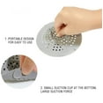 thumbnail image 4 of 3 PackHair Catcher,4.52" Square Hair Drain Cover for Shower Silicone Hair Stopper with Suction Cup,Easy to Install Suit for Bathroom,Bathtub,Kitchen,Pink, 4 of 8
