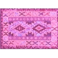 thumbnail image 1 of Ahgly Company Indoor Rectangle Abstract Purple Contemporary Area Rugs, 2' x 5', 1 of 4