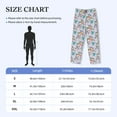 thumbnail image 4 of Bixox Men's Unicorn DoingYoga Patterned Pajama Pants with Pockets Lounge Clothes for Home, 4 of 5