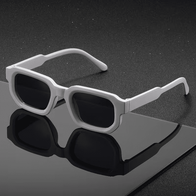 Typpkmm New Men Vintage Rectangle Frame Sunglasses Fashion Retro Sun Glasses Brand Design Glasses Uv400 Eyewear Women Goggles