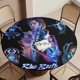 thumbnail image 5 of Blue Beetle-theme Fitted Round Tablecloths Elastic Edged Table Covers Waterproof Table Cloth for Kitchen Holiday Party Tables Decor 150cm, 5 of 6