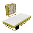 thumbnail image 2 of FAYEAN Folding Bed with Mattress, Memory Foam, 75x38 Twin Size Steel Frame Base, Portable Foldable Roll Away Adult Bed with Lockable Wheels, Easy Assembly & Moving, Space-Saving -, 2 of 13