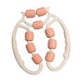 thumbnail image 2 of TISHITA Rouleau de Musculation Manuel 9 Roues pour Cuisse Cellulite Épaule Orange, 2 of 8
