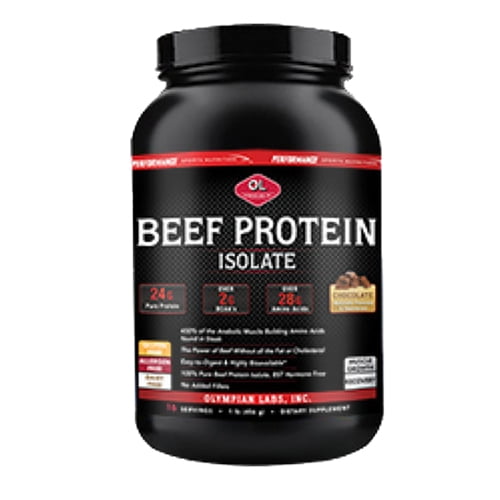 Olympian Labs Beef Protein, chocolate, 1 lb