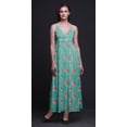 thumbnail image 4 of Bimba Floral Printed Adjustable Spaghetti Strap Long Maxi Dress Summer Beachwear-X-Small, 4 of 6