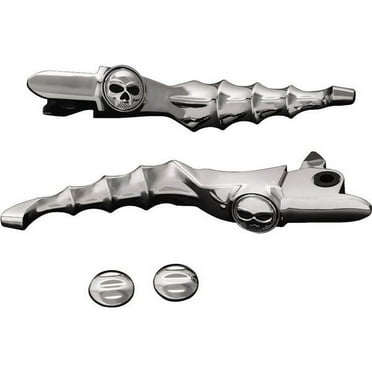 Kuryakyn Zombie Chrome Brake & Clutch Lever Set (1721)