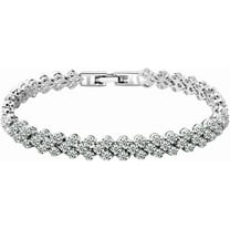 Women Bracelets 925 Sterling Silver Bracelets Fashion Vintage Couples Hollow Wavy Design Bangles Party Jewelry Bangle