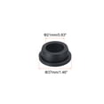 thumbnail image 2 of 4Pcs T Shape Rubber Grommet Mount Dia 31.3mm ID 21mm H 14mm Seal Protection Hole Plugs Cable Pipe Black, 2 of 5