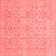 thumbnail image 1 of Ahgly Company Indoor Square Oriental Red Traditional Area Rugs, 4' Square, 1 of 4