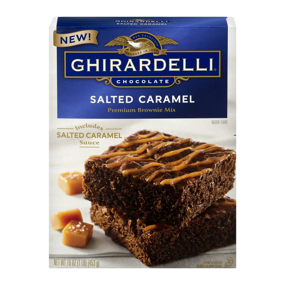 Ghirardelli Chocolate Premium Brownie Mix Salted Caramel