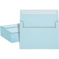 thumbnail image 1 of shiyou-Square 5x7 Invitation Envelopes for Birthdays, Weddings, Greeting Cards (Light Blue 200 Pack), 1 of 4