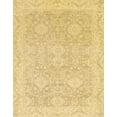 thumbnail image 1 of Ahgly Company Machine Washable Indoor Rectangle Abstract Chrome Gold Yellow Area Rugs, 4' x 6', 1 of 7