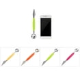 thumbnail image 2 of 2 In 1 Double Head Stainless Ball Digger Fruit Ball Corrugated Ice Cream Spoon Fruit Platter Digging Spoon light green, 2 of 9