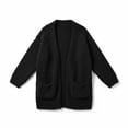 thumbnail image 5 of Back To School Clothes Girls Open Front Shrug Cardigan Kids Children Knit Long Sleeve Bolero with Button Closure, 5 of 7
