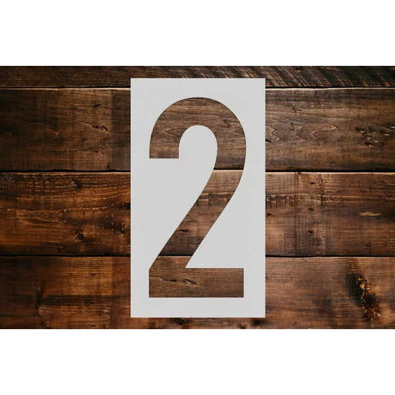 Number Stencil (3"x6")