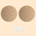 thumbnail image 3 of Women's Traceless Thin Breathable Silicone Nipple Cover Pasty Petals Sticky Bras for Women Large Bustier Bra for Women Bra Pasties Bra Clips Extensions Strapless Sticky Bra Body Suit Pasty Covers, 3 of 4