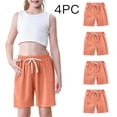 thumbnail image 2 of AINIYS Kids Waist Trainer Shorts Tummy Control Stretch with Elastic Waist Closure for Gym Workouts and Active Play Orange 4 Years, 2 of 9