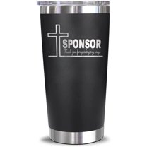 Sponsor Thank You Tumbler - Engraved Stainless Steel Tumbler - Religious Gift - Faith Mug - Church Gift - Christian Gift Tumbler - Confirmation Gift