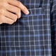 thumbnail image 5 of Pijama para Hombre Fruit of the Loom a Cuadros Azul Marino 2X, 5 of 6