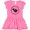 Raspberry with Polka Dots, variant on Inktastic French Horn Music Gift Girls Baby Dress