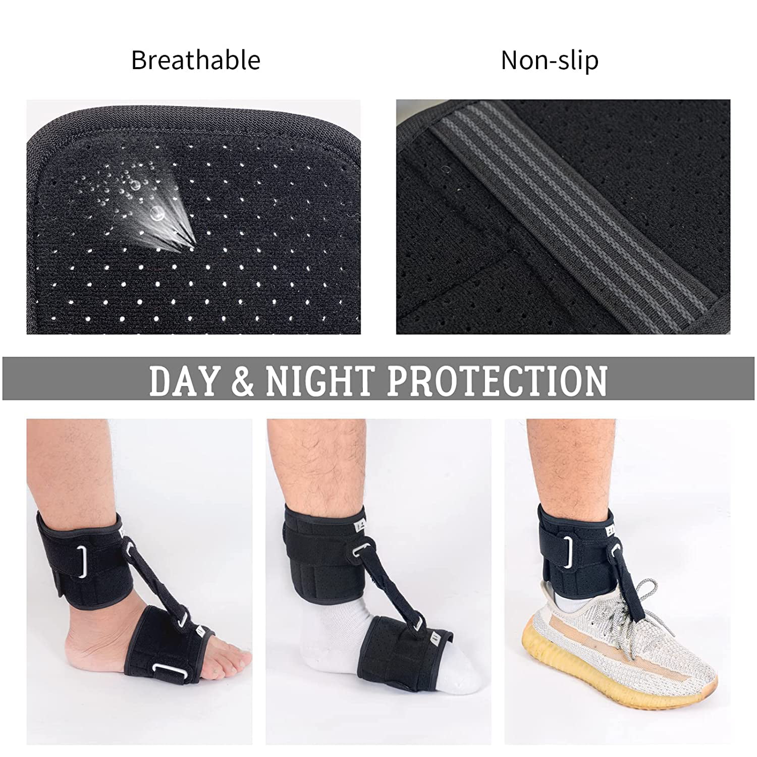 Foot Up AFO Foot Drop Brace Adjustable Ankle Foot Orthosis Support