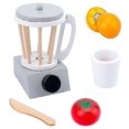 thumbnail image 5 of Kitchen Bread Maker Juicer Set For Children Simulation Play House Wooden Toy, 5 of 5
