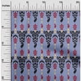 thumbnail image 1 of oneOone Polyester Lycra Fabric Stripe & Paisley Ikat Printed Craft Fabric BTY 56 Inch Wide, 1 of 4