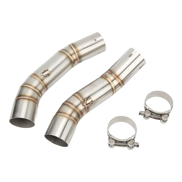 Tubo de escape medio de motocicleta, repuesto de superficie brillante de acero inoxidable para YZF-R1 2004-2006 Jadeshay A
