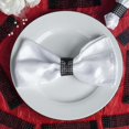 thumbnail image 3 of Balsa Circle 10 Pieces Diamond Napkin Rings Table Top Decorations Black, 3 of 6