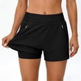 thumbnail image 5 of Shorts for Women Athletic Shorts with Pockets Lightweight Comfy Running Shorts with Liner Summer Gym Casual, 5 of 6