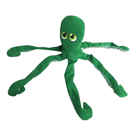 Pet Lou Octopus Durable Dog Chew Toys withk Squeaky Rope, 28 Inch