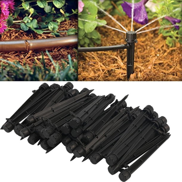 5x50pcs goteros de riego de flujo ajustable sistema de goteo emisor de 360 grados Sywqhk Libre de BPA