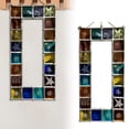 thumbnail image 2 of Handmade Stained Glass Photobooth Frame, Vertical Hanging Photo Strip Frame, Copper Foil Glass Picture Frame for Memory Display (#D), 2 of 6