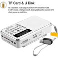 thumbnail image 2 of Portable Digital FM Radio 3W Stereo Speaker MP3 Audio Player Hi-Fi Sound Quality with 1.5-inch Screen Support USB Device TF MMC Card AUX-IN Headphones, 2 of 5