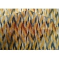 thumbnail image 4 of oneOone Cotton Silk Fabric Chevron Ikat Print Sewing Fabric BTY 42 Inch Wide, 4 of 4